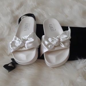 Puma fenty slides . .price is firm!!